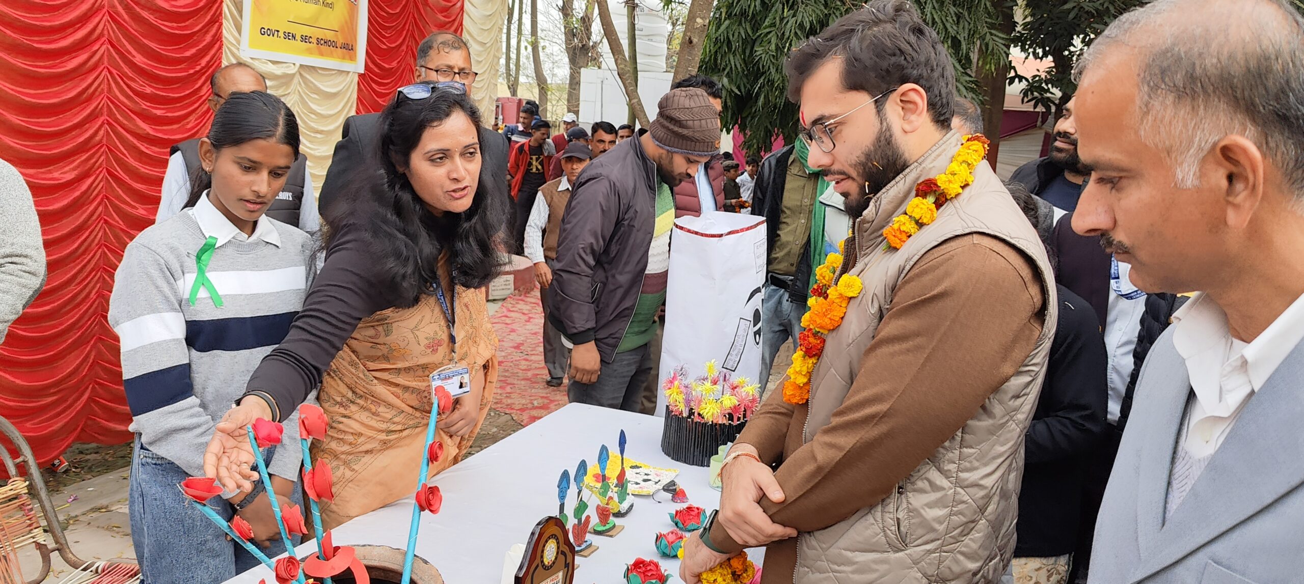 जाडला कौड़ी और डंगोह स्कूल में हुआ वार्षिक पारितोषक कार्यक्रम