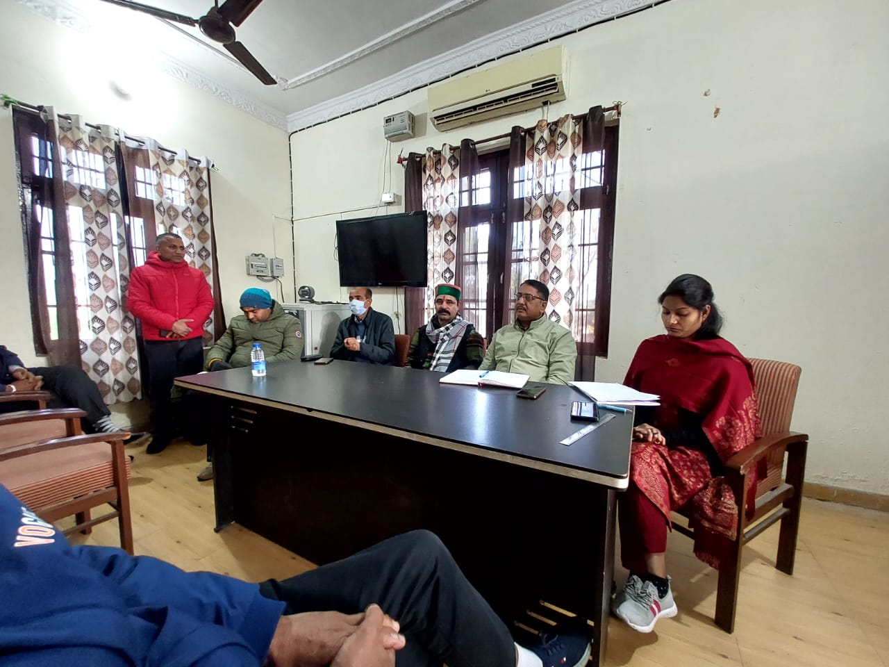 आत्मा प्रोजेक्ट के किसान सलाहकार समिति की पहली बैठक  कृषि से जुड़े विभागों ने लिया भाग